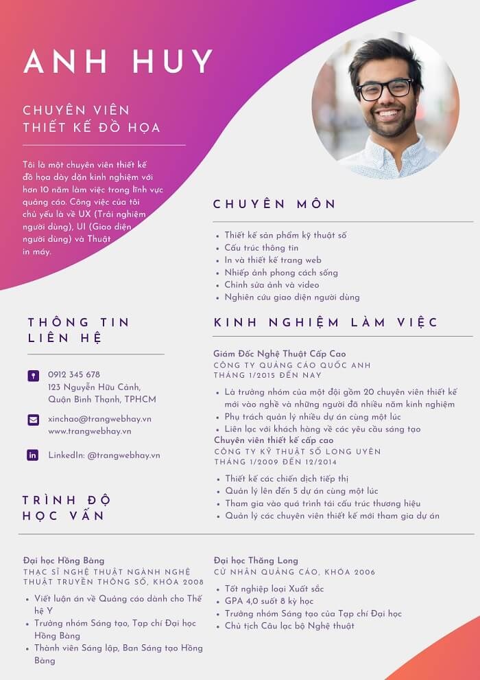 cách làm cv xin việc
