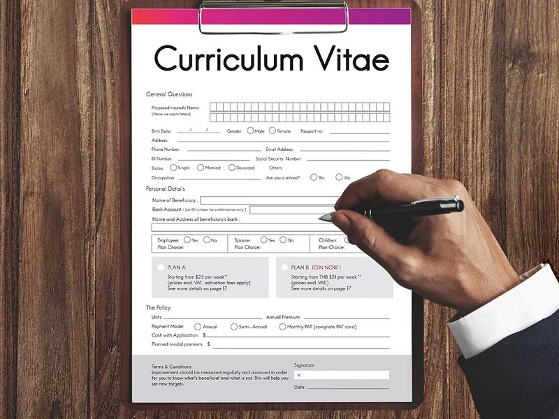 sở thích trong cv