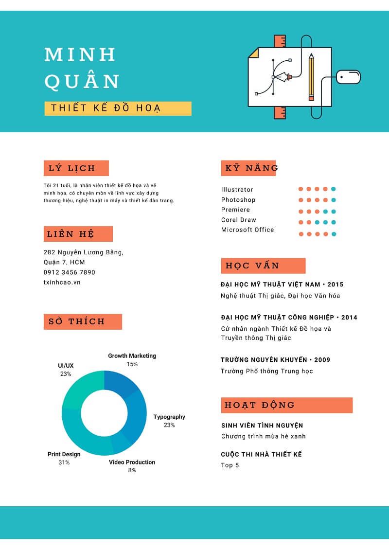 Viết CV cho người chưa có kinh nghiệm 2