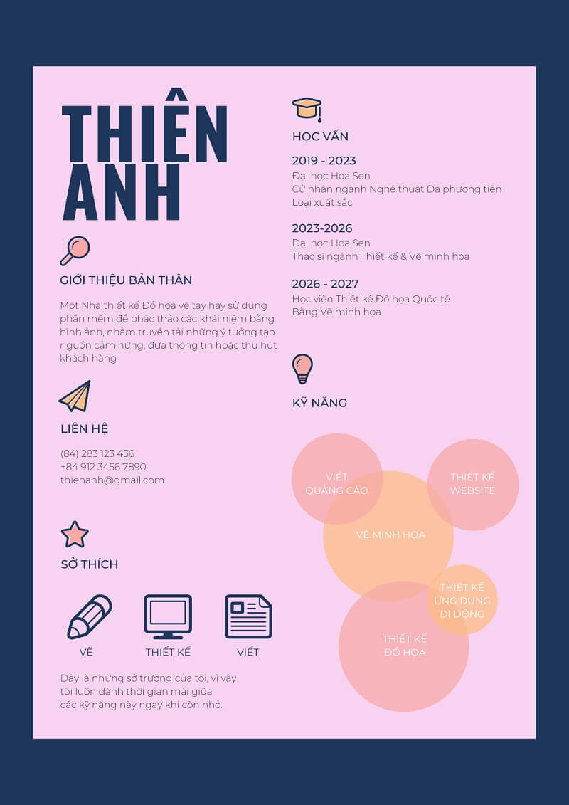 Viết CV cho người chưa có kinh nghiệm 4