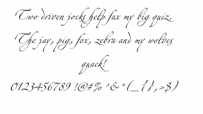 Font Chữ Viết CV