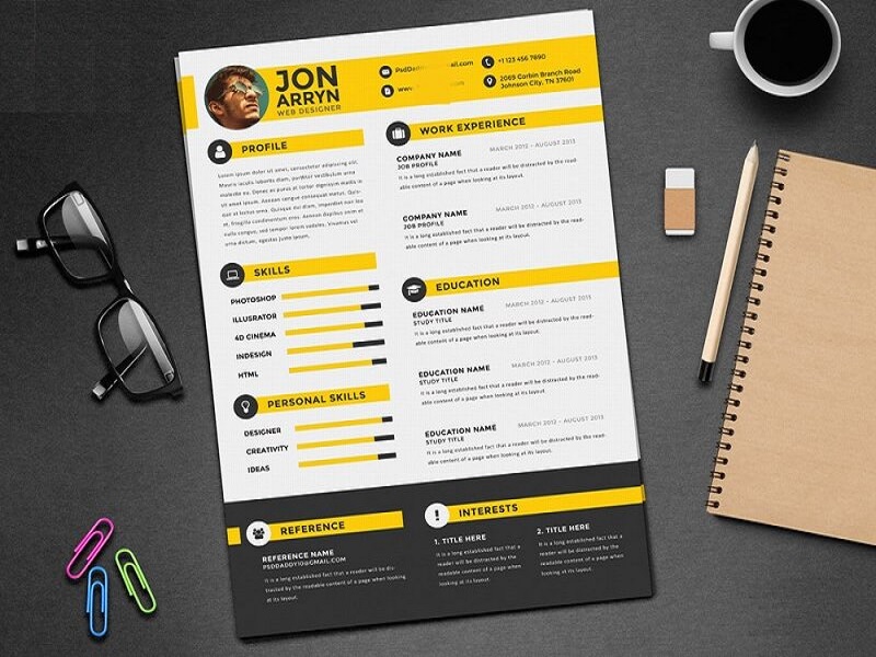template cv