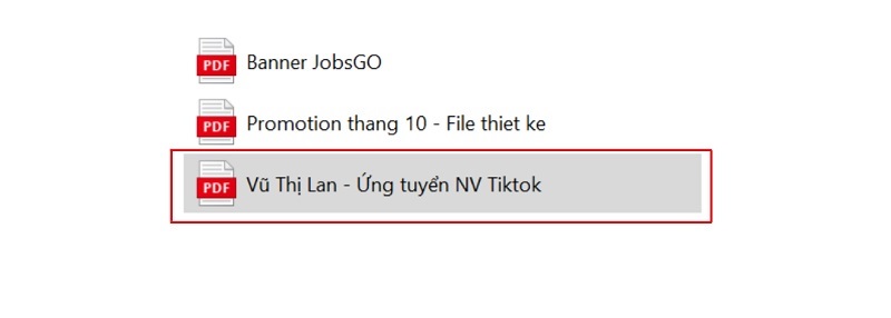 tiêu đề cv 2
